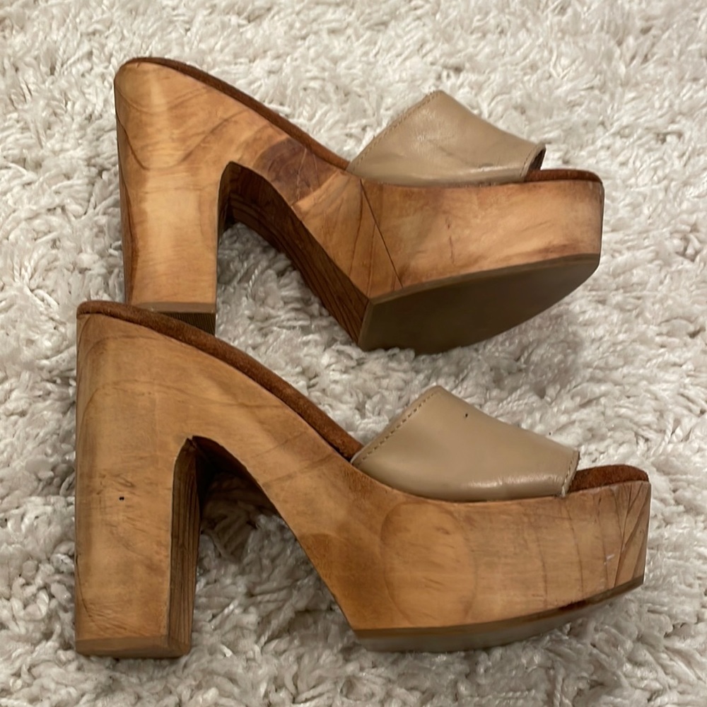 Real wood and Leather